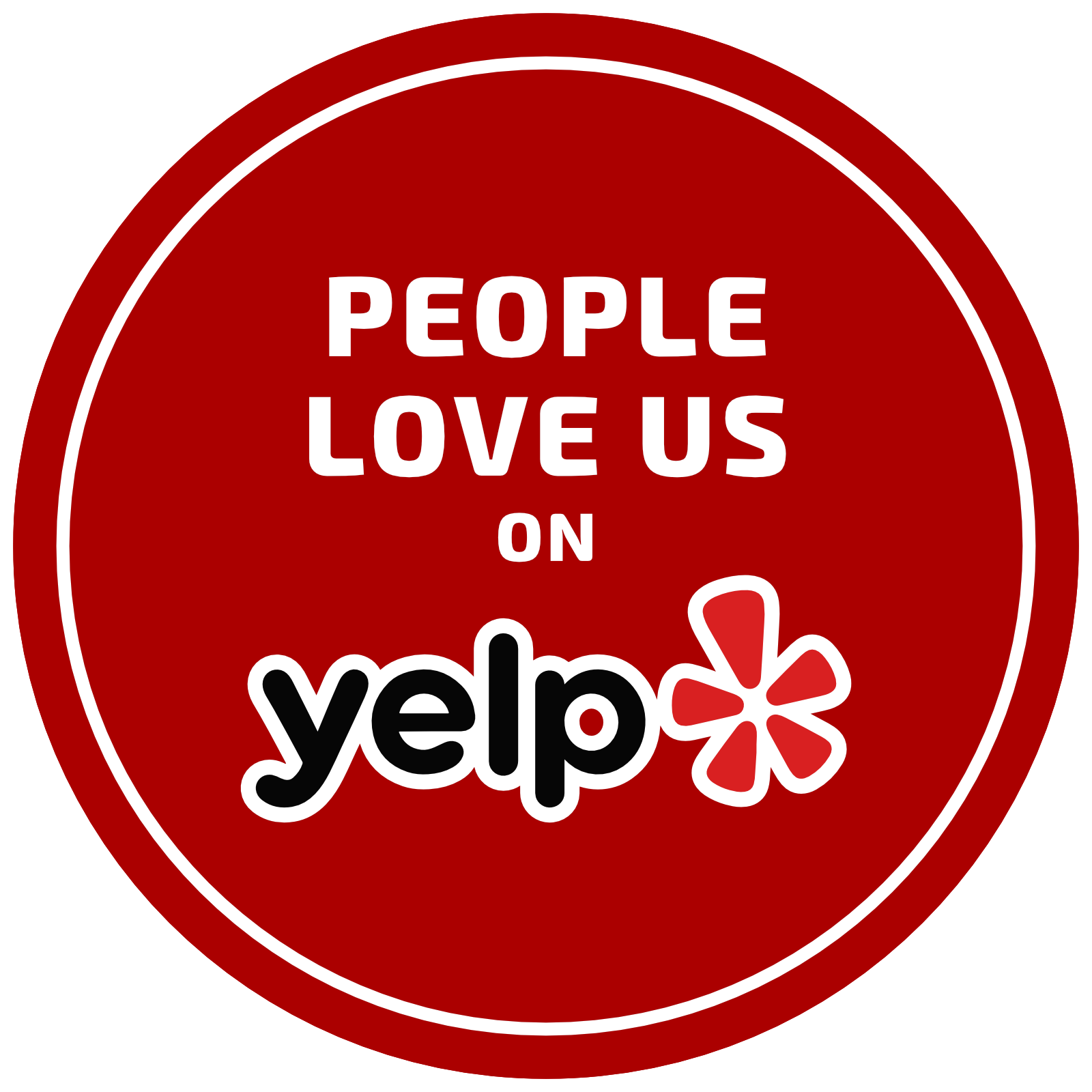 Yelp People Love Us emblem